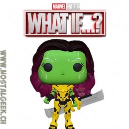 Funko Pop Marvel: What if...?Gamora with Blade of Thanos Vinyl Figure