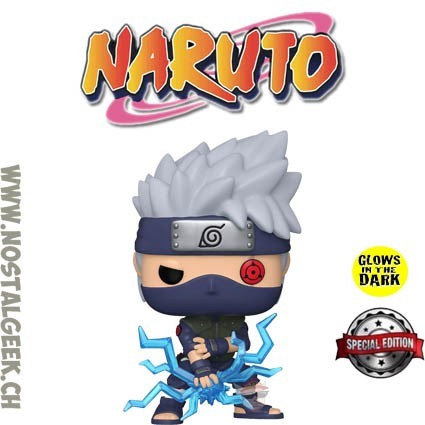 Naruto Shippuden Kakashi (Raikiri) (Glow) Exclusive Funko Pop