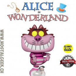 Funko Funko Pop! Disney Alice aux Pays Des Merveilles Cheshire Cat Phosphorescent Edition limitée