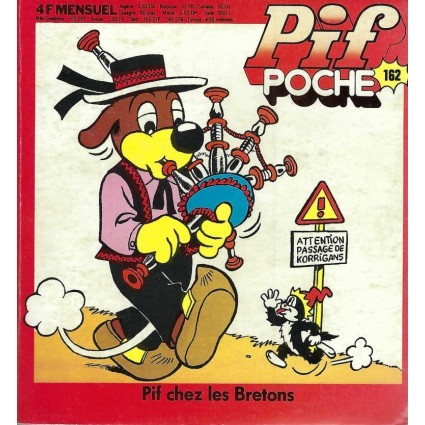 Pif Poche N°162 Pif chez les Bretons magazine d'occasion