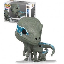 Funko Funko Pop N°1212 Movies Jurassic World Dominion Velociraptors (Blue and Beta)