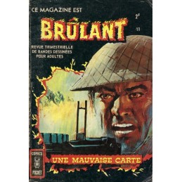Brûlant N°11 Une mauvaise carte Used book