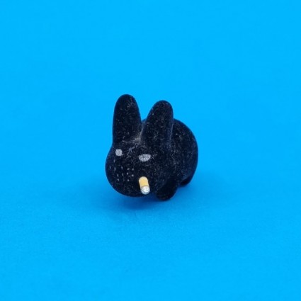 Kidrobot Labbit flocked flocked Black second hand vinyl figure (Loose)