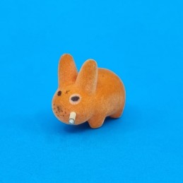 Kidrobot Labbit flocked flocked orange second hand vinyl figure (Loose)