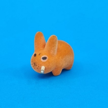 Kidrobot Labbit flocked flocked orange second hand vinyl figure (Loose)