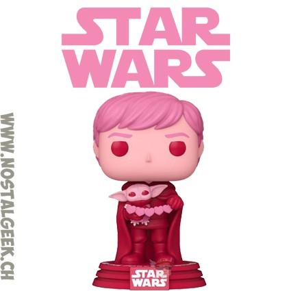 Funko Funko Pop Star Wars Luke Skywalker with Grogu Valentines Vinyl Figure