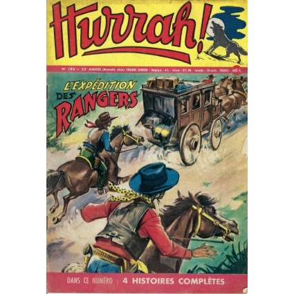 Hurrah! N°193L'expédition des Rangers Used book