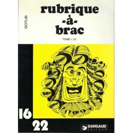 Gotlib Rubrique-à-Brac (16/22) Tome 1 (II) Used book
