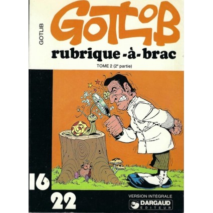 Gotlib Rubrique-à-Brac (16/22) Tome 2 (II) Used book