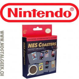 Nintendo lot de 8 Dessous de verre Cartouche NES