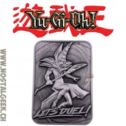 Yu-Gi-Oh Dark Magician Carte Métallique Plaquée Argent Edition Limitée