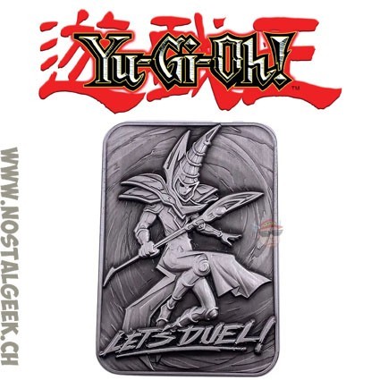 Yu-Gi-Oh Dark Magician Silver Plated Metal Card Limited Edition