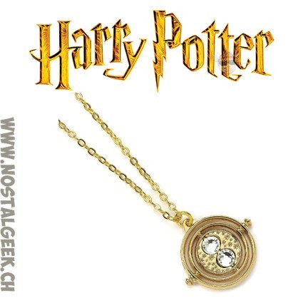 Bijoux Harry Potter Retourneur de temps d'Hermione plaqué or geek s