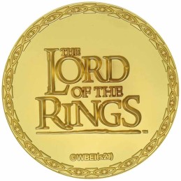 Le Seigneur des Anneaux Médaillon plaqué Or 24k du Gondor + Carte