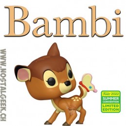 Funko Disney Pop SDCC 2022 Bambi with Butterfly Exclusive Vinyl Figure