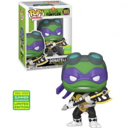 Funko Funko Pop SDCC 2022 TMNT X Power Rangers Donatello Edition Limitée