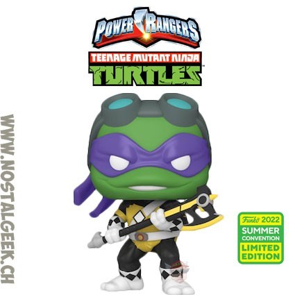 Funko Funko Pop SDCC 2022 TMNT X Power Rangers Donatello Edition Limitée