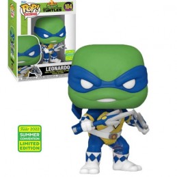 Funko Funko Pop SDCC 2022 TMNT X Power Rangers Leonardo Edition Limitée