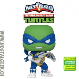 Funko Funko Pop SDCC 2022 TMNT X Power Rangers Leonardo Exclusive Vinyl Figure