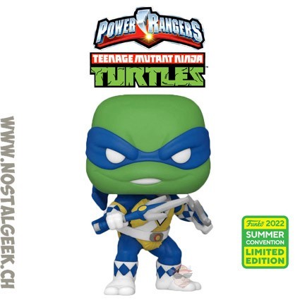 Funko Funko Pop SDCC 2022 TMNT X Power Rangers Leonardo Edition Limitée