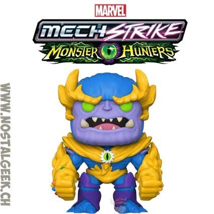 Funko Pop Marvel Mech Strike Monster Hunters Thanos Vinyl Figure