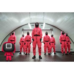 Funko Pop N°1231 Squid Game Masked Manager Exclusive Vinyl Figur