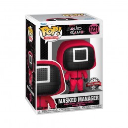 Funko Pop N°1231 Squid Game Masked Manager Exclusive Vinyl Figure