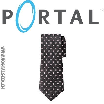 Cravate Portal Companion Cube