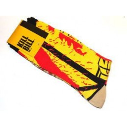 Tarantino's Kill Bill Vol 1 Themed Crew Socks Mens Shoe Size 8-12