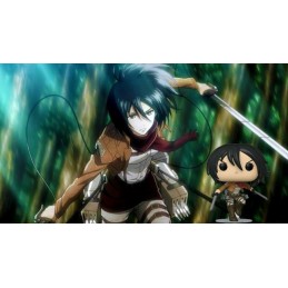 Funko Pop N°1166 Attack on Titan Mikasa Ackerman (Action Pose) Vaulted Vinyl Figure