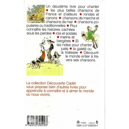 Découverte Cadet Deuxième Livre des chansons de France et d'ailleurs Livre d'occasion