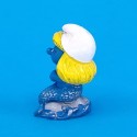 The Smurfs Smurfette Mermaid Silver tail second hand Figure (Loose)