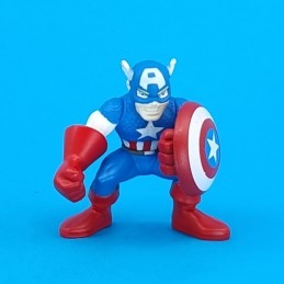 Hasbro Marvel Playskool Super Hero Squad Captain America second hand Action figure (Loose).