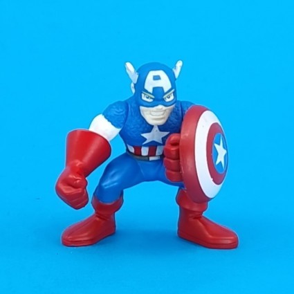 Hasbro Marvel Playskool Super Hero Squad Captain America Figurine articulée d'occasion (Loose).