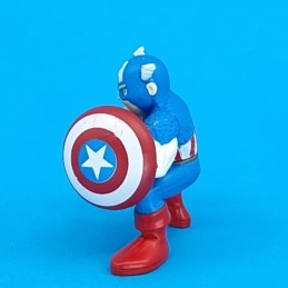 Hasbro Marvel Playskool Super Hero Squad Captain America second hand Action figure (Loose).