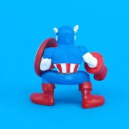 Hasbro Marvel Playskool Super Hero Squad Captain America second hand Action figure (Loose).