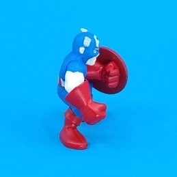 Hasbro Marvel Playskool Super Hero Squad Captain America second hand Action figure (Loose).