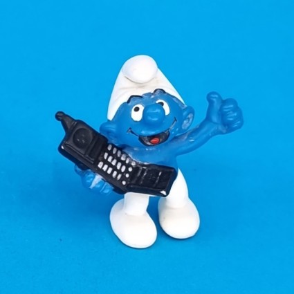 Schleich The Smurfs - Smurf phone 1995 second hand Figure (Loose)