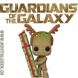 Funko Pop! Guardians of the Galaxy Holiday Special Groot with Present