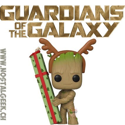 Funko Funko Pop! Guardians of the Galaxy Holiday Special Groot with Present