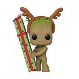 Funko Funko Pop! Guardians of the Galaxy Holiday Special Groot with Present
