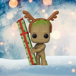 Funko Funko Pop! Guardians of the Galaxy Holiday Special Groot with Present