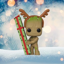 Funko Funko Pop! Guardians of the Galaxy Holiday Special Groot with Present Vinyl Figure