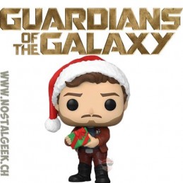 Funko Pop! Guardians of the Galaxy Holiday Special Star-Lord with Present Vinyl Figure