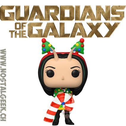 Funko Funko Pop! Guardians of the Galaxy Holiday Special Mantis with Candy Cane Vinyl Figure