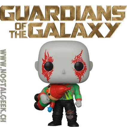 Funko Funko Pop! Guardians of the Galaxy Holiday Special Drax with Gnome Vinyl Figure