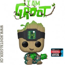 Funko Funko Pop Marvel N°1116 Fall Convention 2022 I Am Groot - Groot Edition Limitée