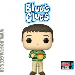 Funko Pop Fall Convention 2022 Blue's Clues Steve With Handy Dandy Notebook Exclusive Vinyl Figure