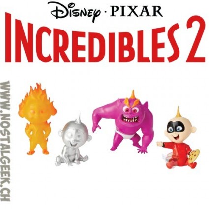 Disney / Pixar Incredibles Jack Jack Set o 4 figures