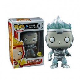 Funko Funko Pop DC White Lantern Firestorm Phosphorescent Edition Limitée